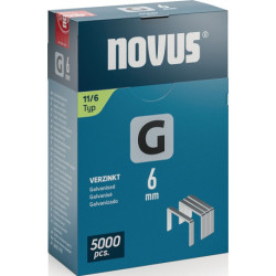 Agraphe plat G type 11 W10,6xL6mm fil W.1,25mm 5000 pcs.NOVUS