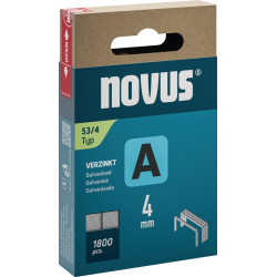 Agrafe à fil fin A type 53 agrafe B.11,3mm 4mm 0,75mm 1800 pcs.NOVUS