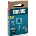 Agrafe à fil fin A type 53 agrafe B.11,3mm 6mm 0,75mm 1800 pcs.NOVUS