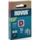 Agraphe plat D type 53 F L11,3xL10mm fil L.1,25mm 600 pièces.NOVUS