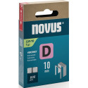 Agraphe plat D type 53 F L11,3xL10mm fil L.1,25mm 600 pièces.NOVUS