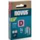 Agraphe plat D type 53 F L11,3xL14mm fil L.1,25mm 600 pièces.NOVUS