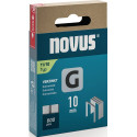 Agraphe plat G type 11 W10,6xL10mm fil W.1,25mm 600 pièces.NOVUS