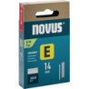Clous E type J L.14mm fil W.1,2mm avec tête 1000 pièces NOVUS