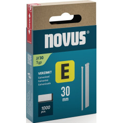 Clous E type J L.30mm fil W.1,2mm avec tête 1000 pièces NOVUS