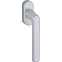Poignée de fenêtre Hamburg 0700L/U26 Alu.F1 Alu.couleur argent 32-42mm Stand.HOPPE