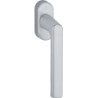 Poignée de fenêtre Hamburg 0700L/U26 Alu.F1 Alu.couleur argent 32-42mm Stand.HOPPE