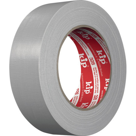 Ruban textile Extra 328 gris clair L.25m L.18mm Rl.KIP (Par 16)