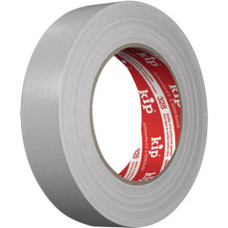 Ruban textile Extra 328 gris clair L.25m L.30mm Rl.KIP (Par 12)