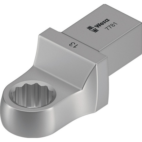 Clé polygonale à insert 7781 SW 13mm 14x18mm CV acier WERA