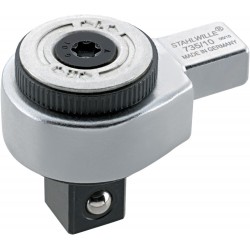 Attache male a cliquet réversible carré 3/4" 14x18mm Stahlwille
