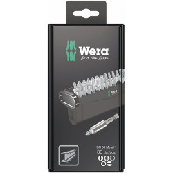 Assortiment d'embouts Bit-Check 30 Bois 2 SB 30 pièces PH/PZD/TX WERA