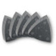 Jeu de feuilles abrasives adhésives gel.K.60.80.120.180.240 FEIN