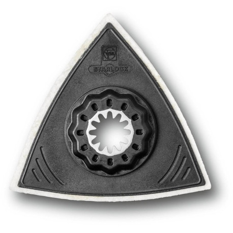 Plaque de polissage en feutre triangle non perforé Starlock 2 pièces/paquet FINE