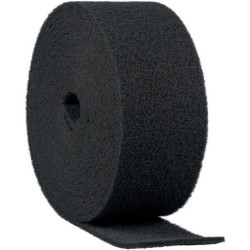 Rouleau de non-tissé abrasif NRO 500 L.10m lar.100mm moyen noir KLINGSPOR