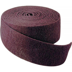 Rouleau non-tissé abrasif L.10m l.100mm usage général vert 10m/RL PROMAT