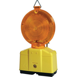 Voyant de chantier rouge, émission lumineuse double face MAINTENANT (Par 10)