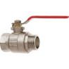 Vanne à bille GEKA plus type 3 MS IG 1/2 pouce taille nominale 15mm AG 1/2 pouce (Par 10)