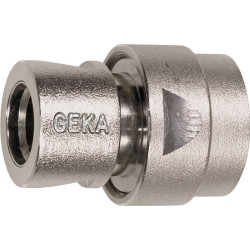 Pièce de tuyau GEKA plus MS vern.Schl.-Gr.19mm SB GEKA (Par 10)