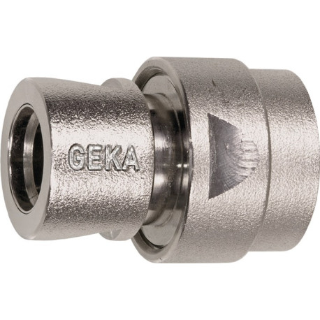 Pièce de tuyau GEKA plus MS vern.Schl.-Gr.19mm SB GEKA (Par 10)