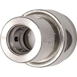 Pièce de tuyau d'arrêt d'eau GEKA plus MS vern.Schl.-Gr.19mm SB GEKA (Par 10)