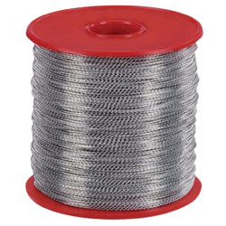 Fil de scellement in.0.5/out.0.3mm 1.1mm L.env.400m Fe zinc 1kg/anneau
