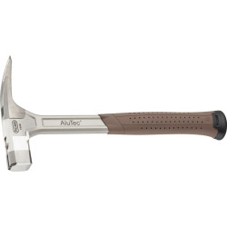 Marteau à loquet AluTec® similaire à DIN 7239 tête G.450g avec aimant manche lisse à 2 composants