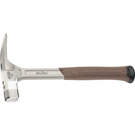 Marteau à loquet AluTec® similaire à DIN 7239 tête G.450g avec aimant manche lisse à 2 composants