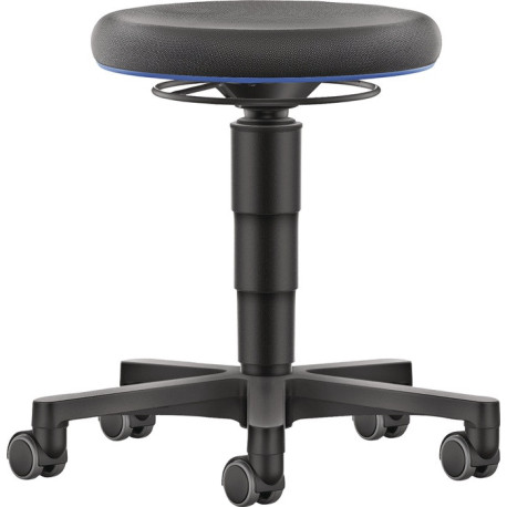Tabouret pivotant Rl.Mousse intégrale mousse intégrale assise noire H.450-650mm BIMOS