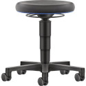 Tabouret pivotant Rl.Mousse intégrale mousse intégrale assise noire H.450-650mm BIMOS