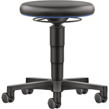Tabouret pivotant Rl.Supertec assise noire H.450-650mm Supertec BIMOS