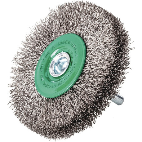 Brosse ronde D.80mm épaisseur fil 0,3mm VA 13mm 15000min 10