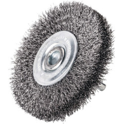 Brosse ronde D.60mm épaisseur fil 0,2mm STA 18mm 15000min 10