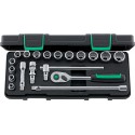 Coffret de douilles 3/8" 19 pièces 45/14/5I QR