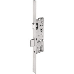 Serrure de rénovation à pêne dormant RR 1438 24/45mm VA plastron inox 380mm WILKA