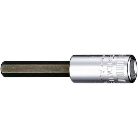Insert de clé à douille 44 1/4 pouces 6 pans SW 5mm L.55mm STAHLWILLE
