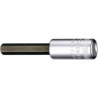 Insert de clé à douille 44 1/4 pouces 6 pans SW 6mm L.55mm STAHLWILLE
