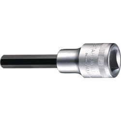 Insert clé à douille 1054/8 K 1/2 pouce 6 pans SW 8mm L.120mm STAHLWILLE
