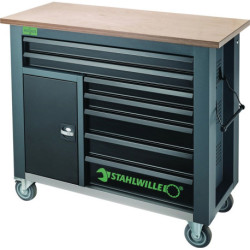 Etabli roulant WB 621 extérieur L1150xP500xH1045mm tiroir 7+1 compartiment 750kg non équipé