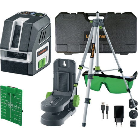 Laser lignes croisées PocketCross Laser 2G ± 3,5 degrés ± 0,3 mm/m trépied compact 55m