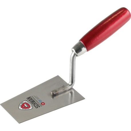 Truelle à plâtrer Berner L.220mm l.75mm inox avec manche en H (par 10)