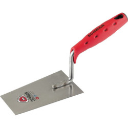Truelle à plâtrer Berner L.245mm l.80mm antirouille avec manche souple (par 10)