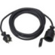 Rallonge de contact de protection 16 A 230 V 3x1,5mm² 10m H05RR-F