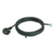 Câble de raccordement H05VV-F 3G1,5mm² fiche coudée 3m WEINGÄRTNER