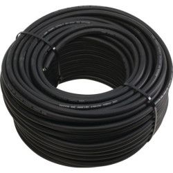 Câble en caoutchouc 230 V 3x1,5mm² 50m H07RN-F noir WEINGÄRTNER
