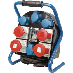 Répartiteur électrique autonome en plastique, fiche CEE 400V/16 A, 5 broches 5x2,5mm² WEINGÄRTNER
