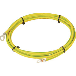 Câble de mise à la terre D.16mm jaune-vert WEINGÄRTNER