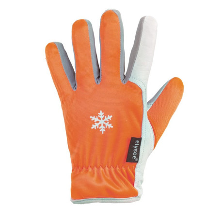 Gants GROEDEN taille 10 orange/gris argenté EN 388/EN 511 PSA II ELYSEE (Par 12)