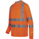 T-shirt haute visibilité manches longues NEVIO taille 3XL (66/68) orange SAFESTYLE