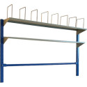 Système d'extension de table d'emballage pour largeurs de table d'emballage 2000 mm construction métallique GEWA
